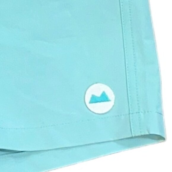 MYLES Apparel Make Moves 7" Mint Green Flat Front Performance Shorts Size Medium - Picture 3 of 9